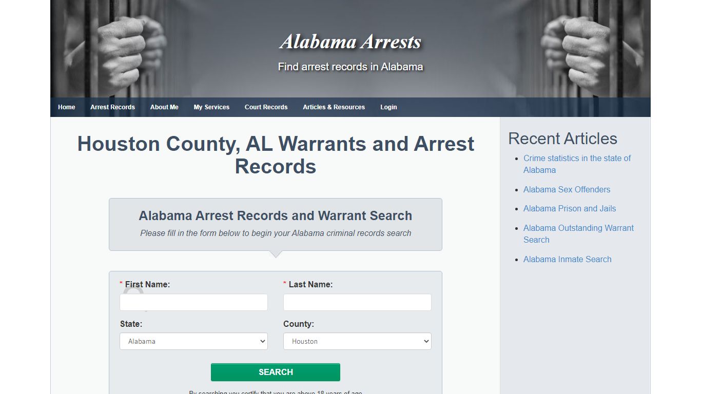 Houston County, AL Warrants and Arrest Records - Alabama Arrests